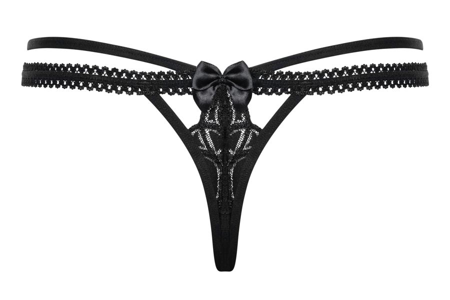 It’s such a tiny thing, but it can do amazing wonders! Once ... Obsessive - Wonderia Thong - Black - S/M photo-8