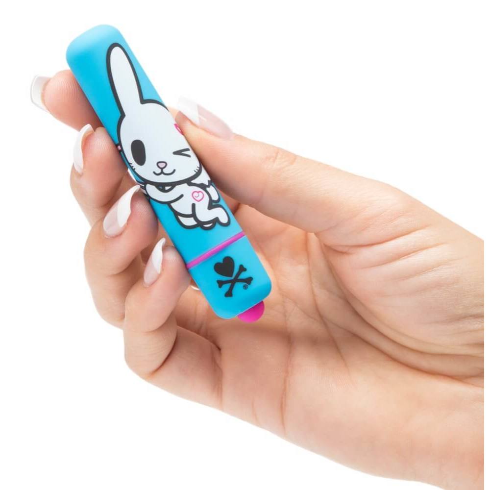 "Sugar (do-do do-do do-doo) ah Honey Bunny, pla... Tokidoki - Mini Bullet Vibrator - Blue Honey Bunny photo-2