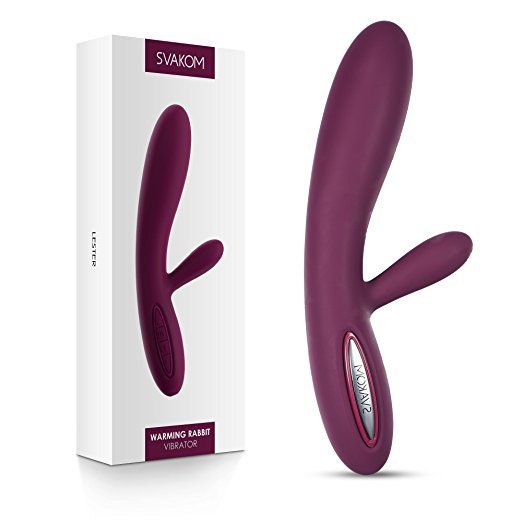 Lester has a SVAKOM intelligent mode which highly imitates t... SVAKOM - Lester Heating Rabbit - Violet photo-15