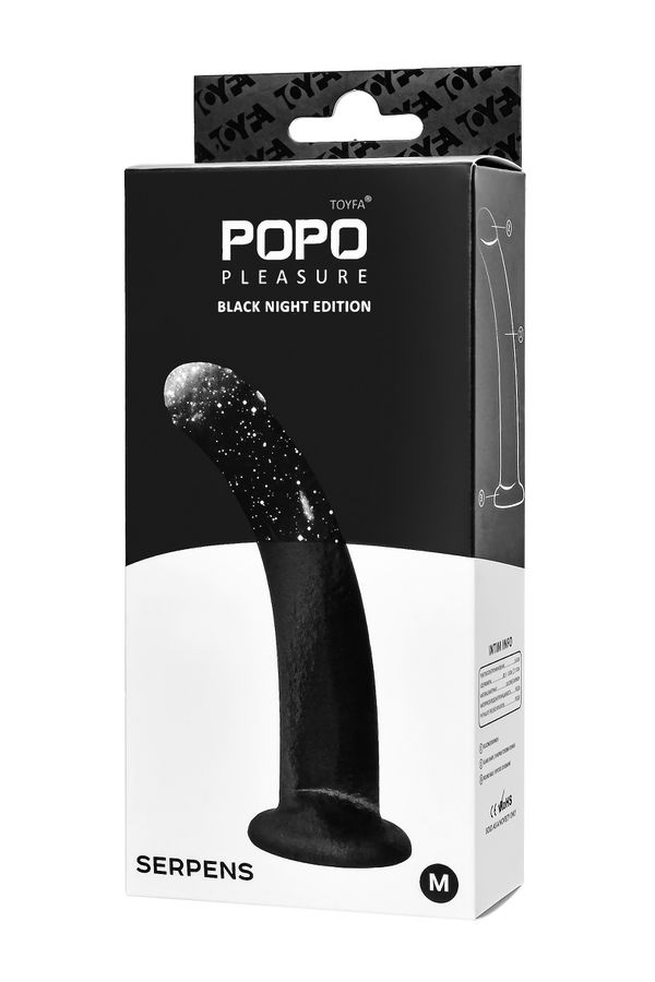 POPO - Serpens Anal Dildo M - Black photo-10