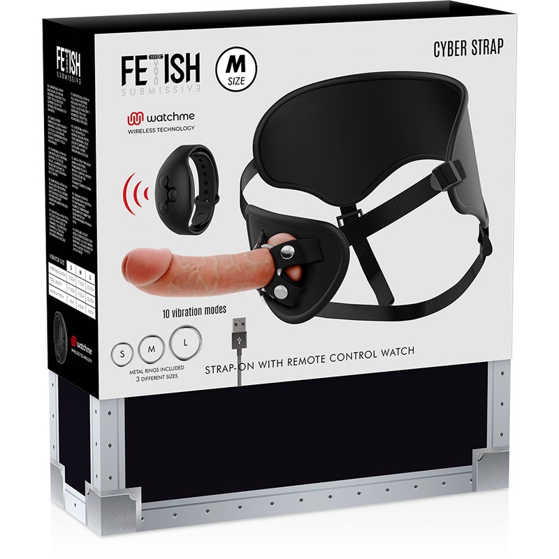 Fetish Submissive - Cyber Strap 穿戴式手表遥控震动仿真阳具 M Fetish Submissive - Cyber Strap 穿戴式手表遥控震动仿真阳具 M 照片-15