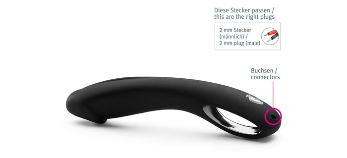 Let yourself be spoiled from the head to toe!
Always in... Mystim - Charging Chester E-Dildo - Black photo-4
