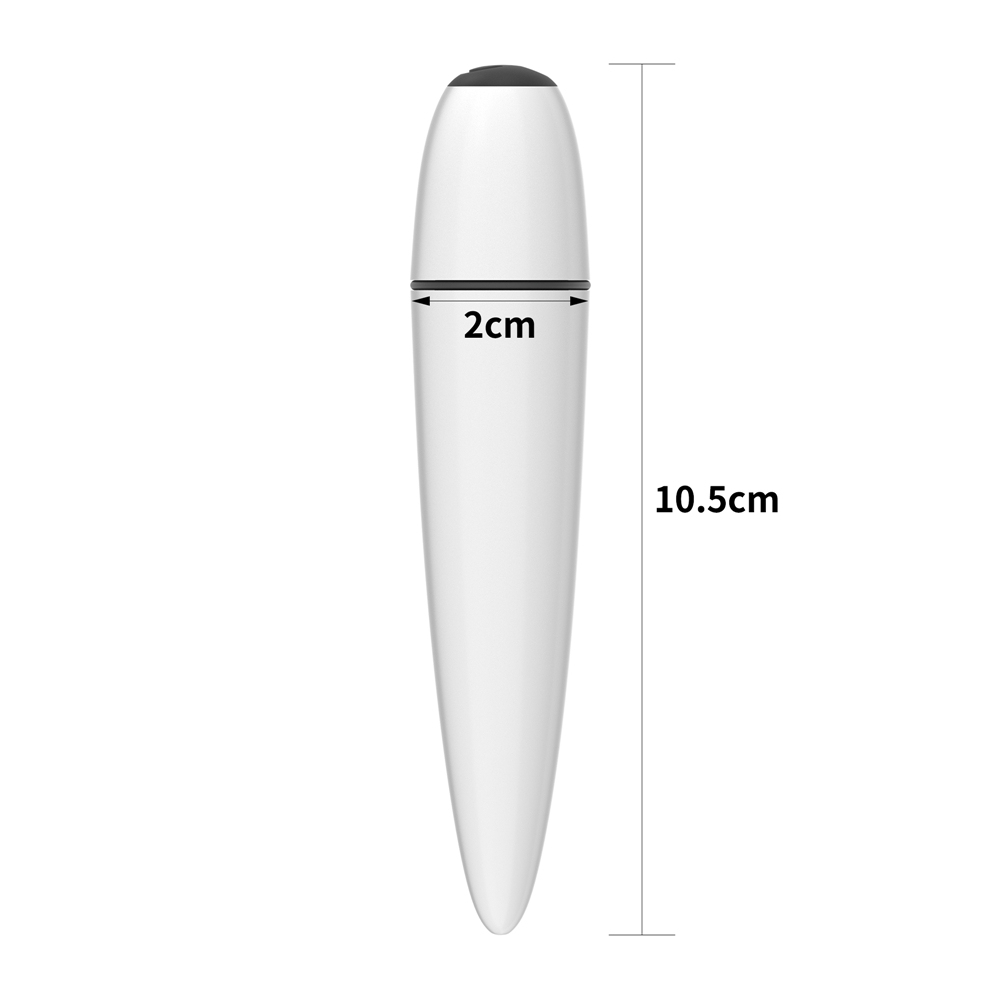 Rechargeable IJOY Power Play is sized to stay at your side b... Lovetoy - IJOY Power Play Vibe - White photo-12
