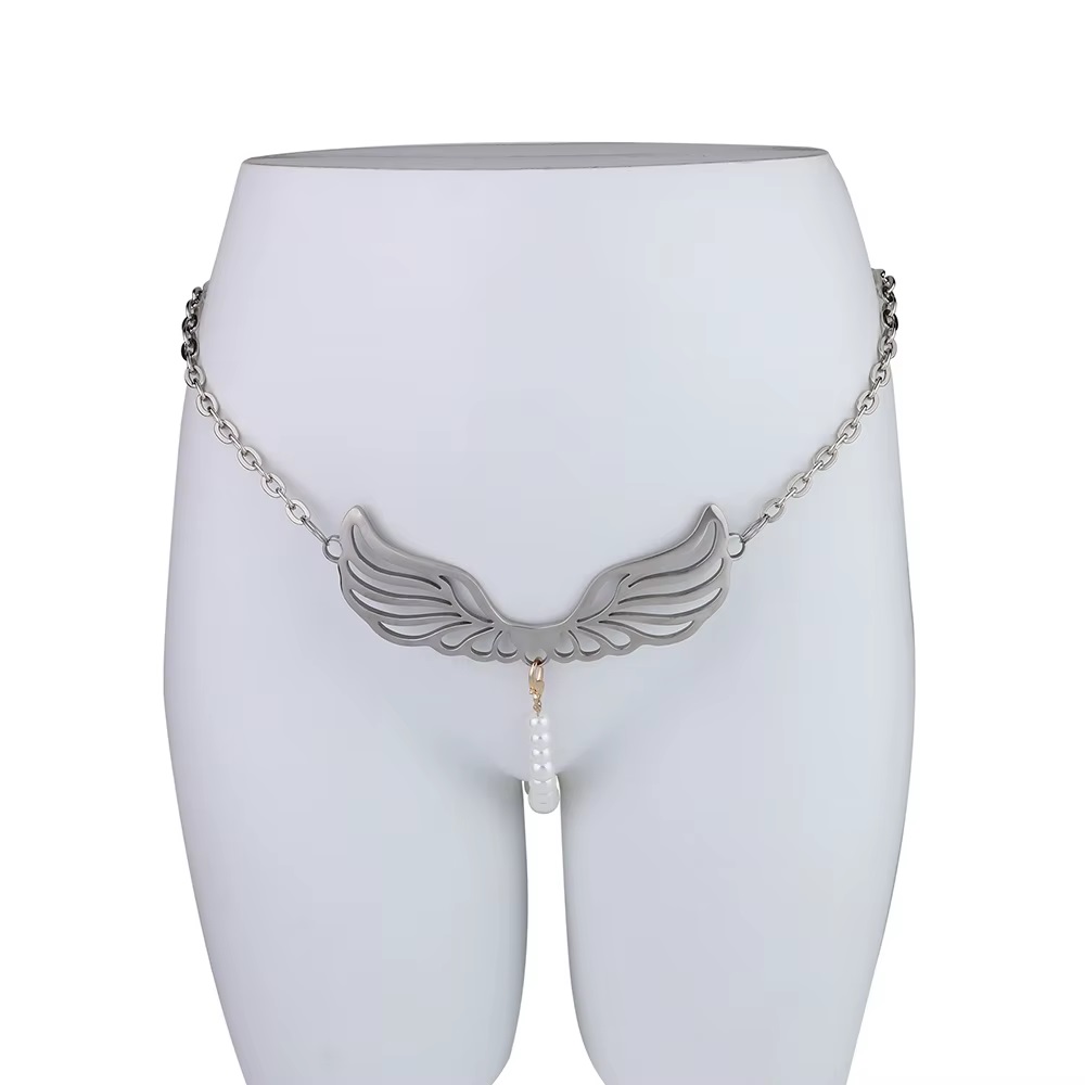 FAAK - Desire Wing Chain Chastity Panties 照片-4