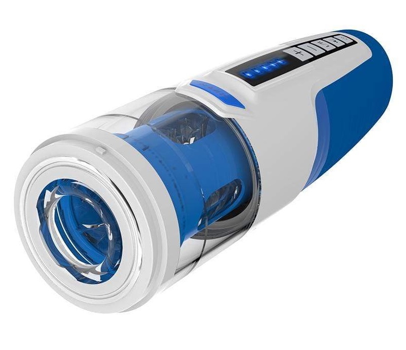 Leten - Frenzy Whirlpool 活塞自慰器 - 蓝色 照片-2