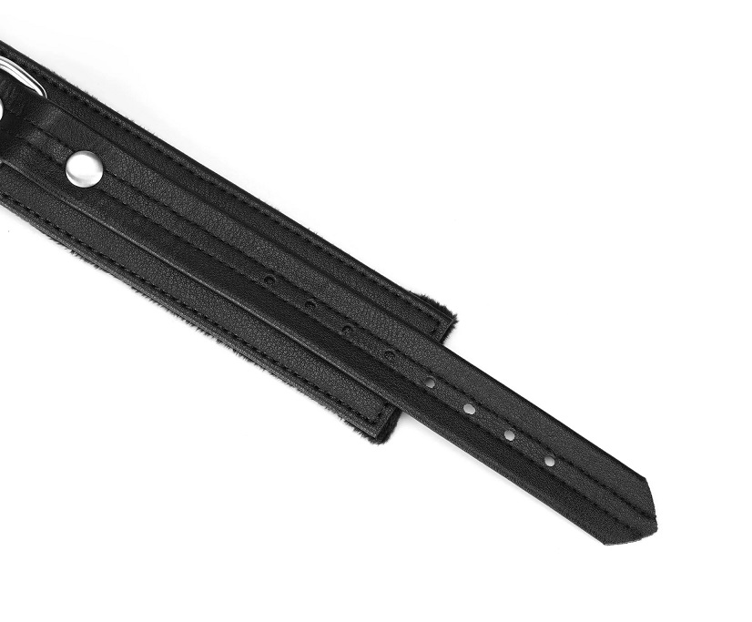 Eco-friendly material, composed of 50% recycled leather and ... Liebe Seele - Black Bond Collar w Leash photo-6