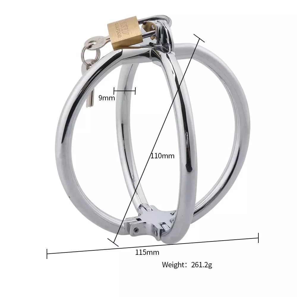 MT - Metal Round Handcuffs - Silver photo-6