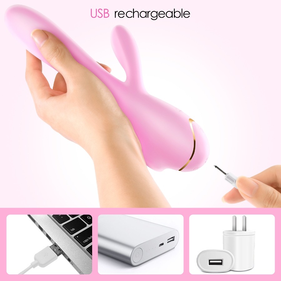 Experience the zenith of pleasure with the Erocome Apus Rabb... Erocome - Apus Rabbit - Pink photo-13