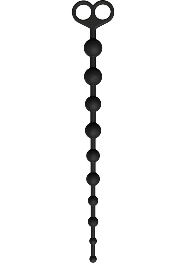 ToyJoy - Flexible Anal Beads - Black photo-3