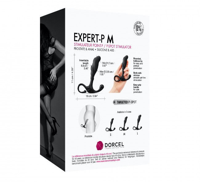 Dorcel - Expert-P Anal Plug - Black photo-6