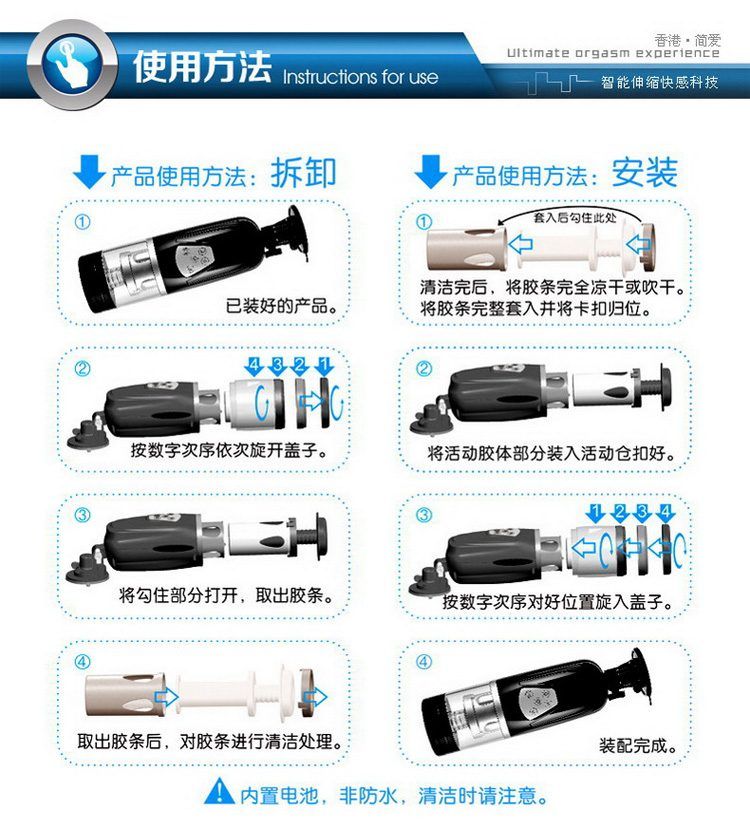 Magic Love - Telescopic Lover Masturators - Black photo-10