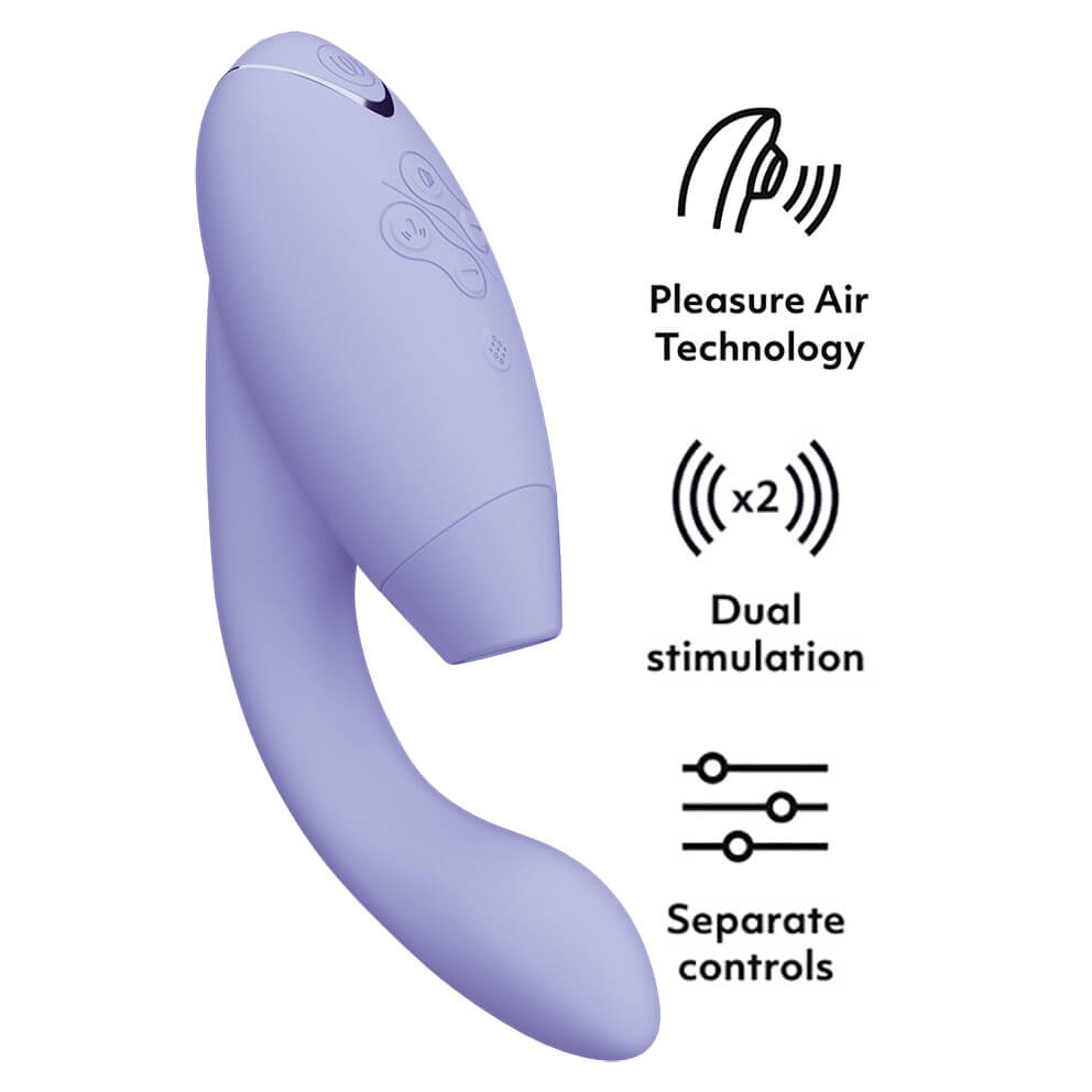 Womanizer - DUO 2 Pleasure Air Clit & G-Spot Stimulator - Lilac