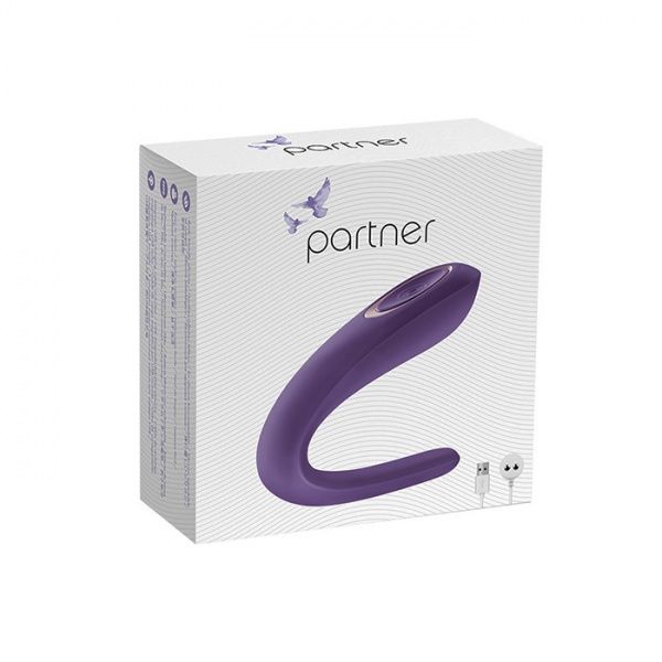 Partner Toy is an elegant vibrator especially for couples. P... Partner - Partner Couple Massager - Purple photo-5
