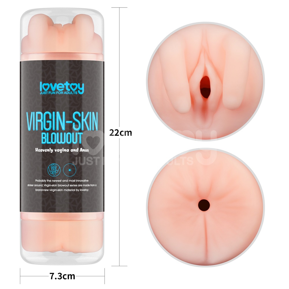 It defeats other male strokers by its unbelievable realistic... Lovetoy - Blowout Vagina & Anus Stroker photo-12