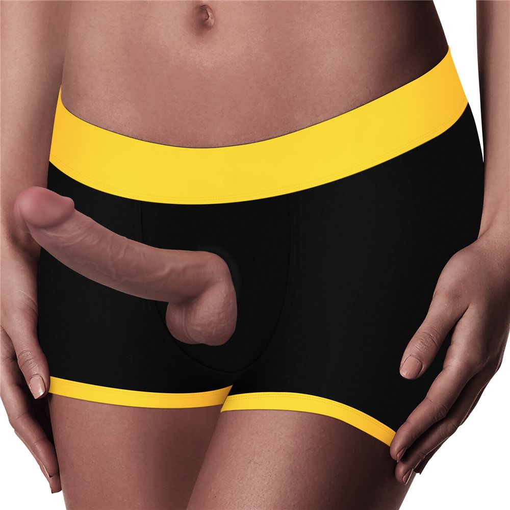 The Most comfortable unisex strap-on boxer shorts!
The Unise... Lovetoy - Horny Strapon Shorts - Black - XS/S photo-7
