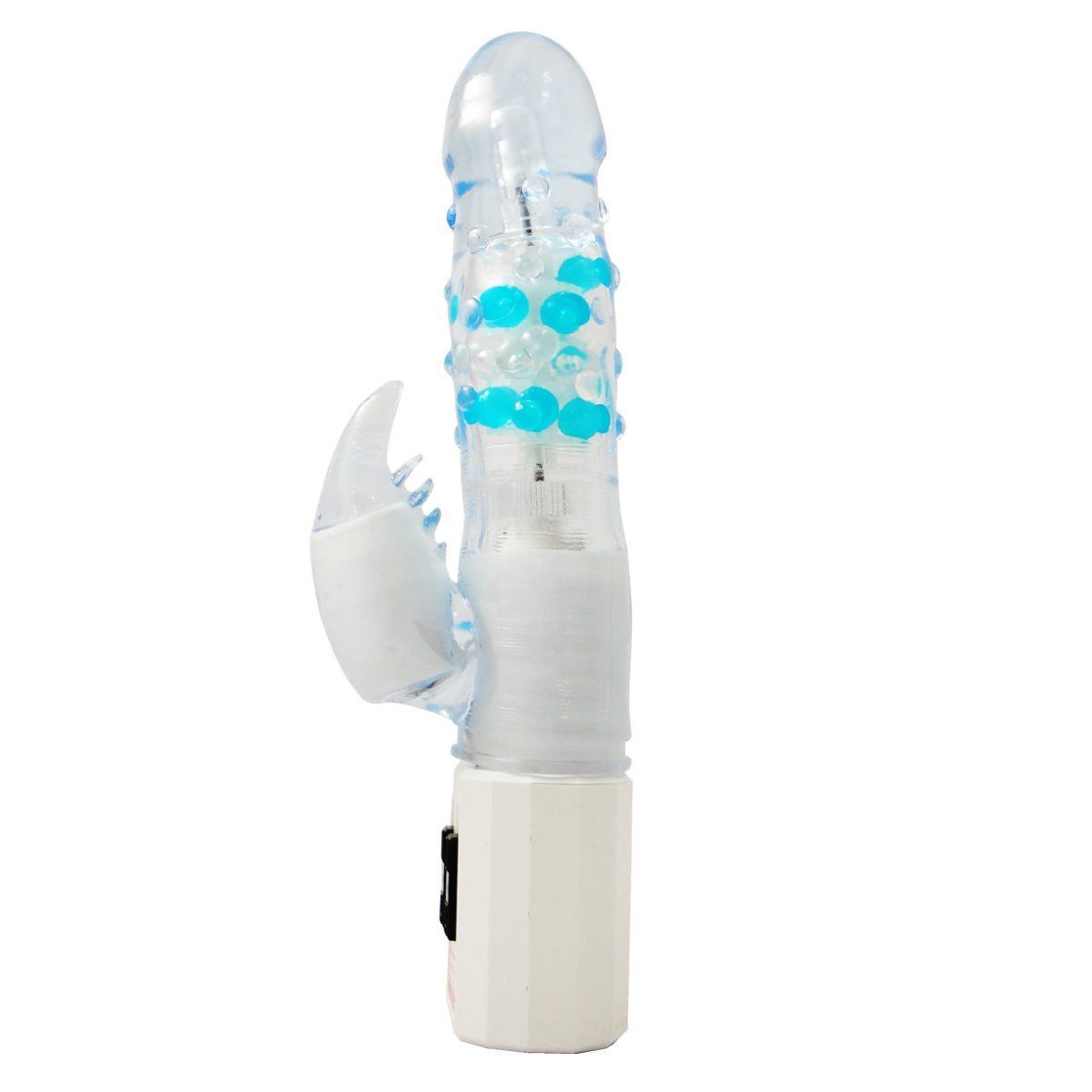 This Japan made rabbit vibrator is made of super soft materi... G-Mode - Vibe Tango - Clear Blue photo