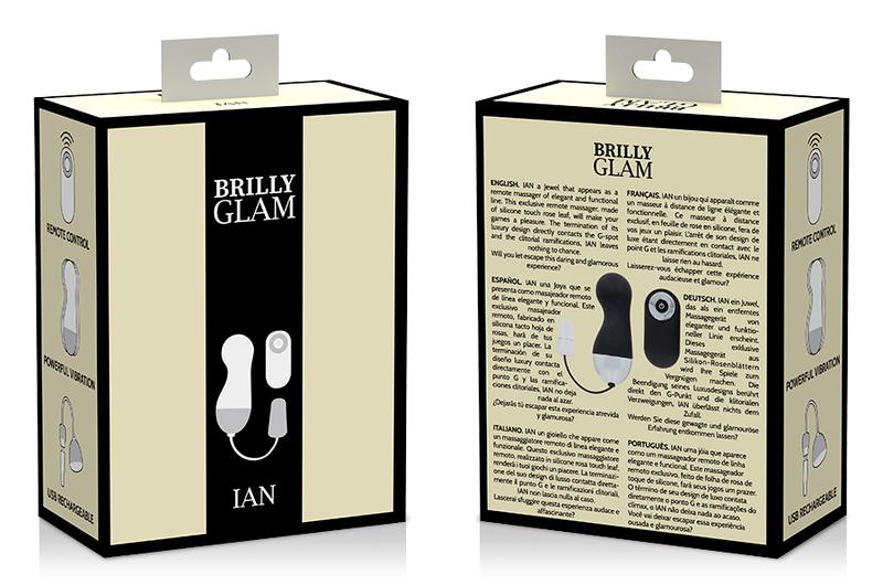 Innovative vibration system with an elegant design inspired ... Brilly Glam - Ian Vibro Balls - Black photo-9