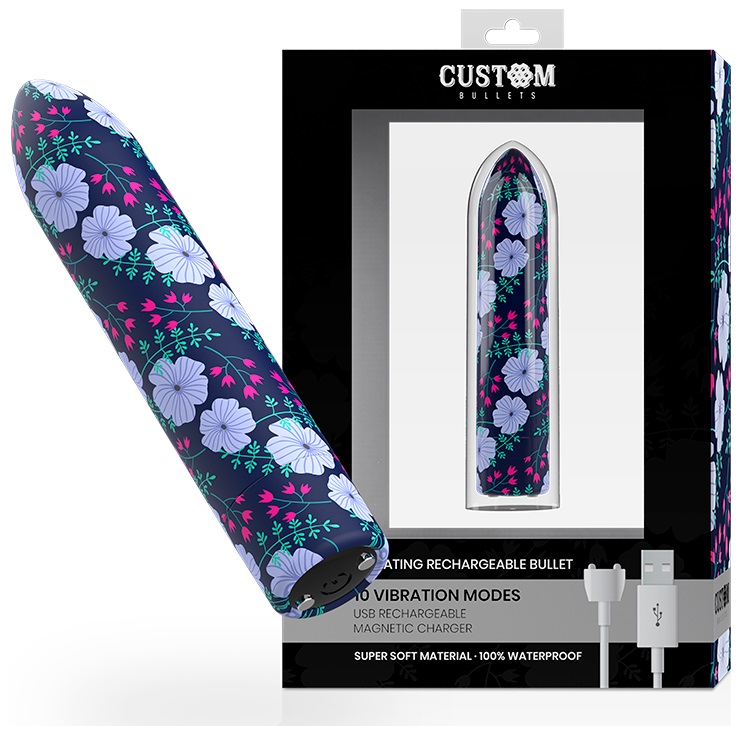 Discover the new collection of rechargeable vibrating bullet... Custom Bullets - Spring Magnetic Bullet photo-4