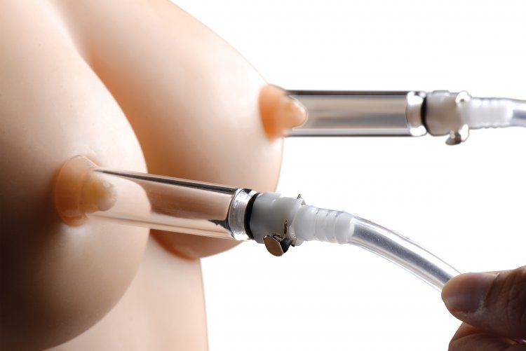 Nipple play enthusiasts will love this easy-to-use pumping s... Size Matters - Nipple Pumping System with Dual Detachable Acrylic Cylinders photo-5