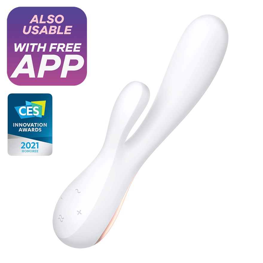 Satisfyer - Mono Flex Rabbit Vibrator - White photo-2