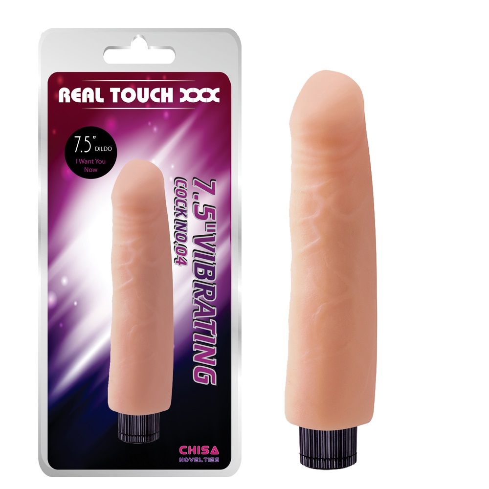 Material:T-Skin
Product Size:18.5cm, Φ4cm
Product Weight:0.1... Chisa - 7.5″ Vibrating Cock No.04 TPE photo-12