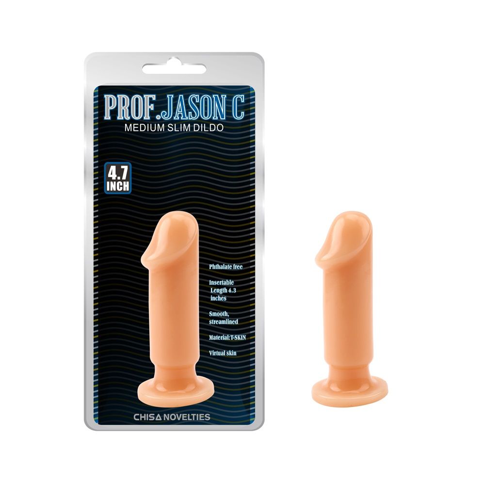 Material:T-Skin
Product Size:12.5cm . Φ3.7cm
Product Weight:... Chisa - Anal Medium Slim Dildo 4.9″ photo-6