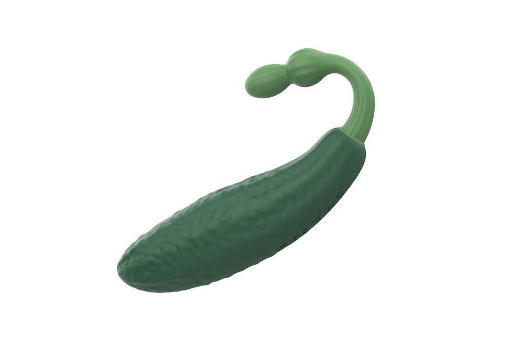 Olika - Cucumber Mini Vibrator - Green 照片-5