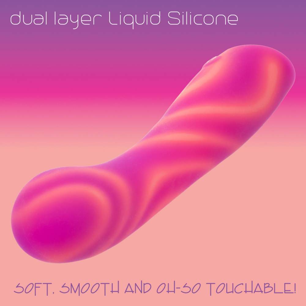 CEN - Sunset Seducer LED Vibrator - Pink 照片-4