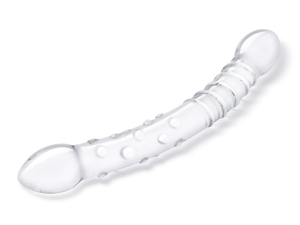 Glas - 12” 双头玻璃假阳具 照片-4