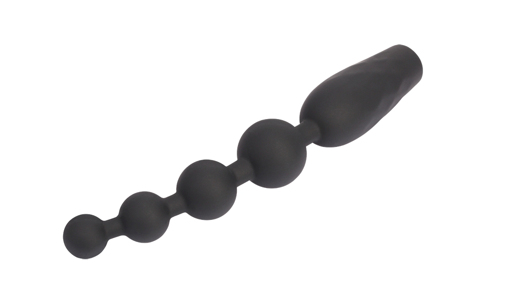 Phthalates Free, Waterproof, 10 Frequency Vibration, Unisex,... Chisa - Vibro Bumpy Beads - Black photo-4