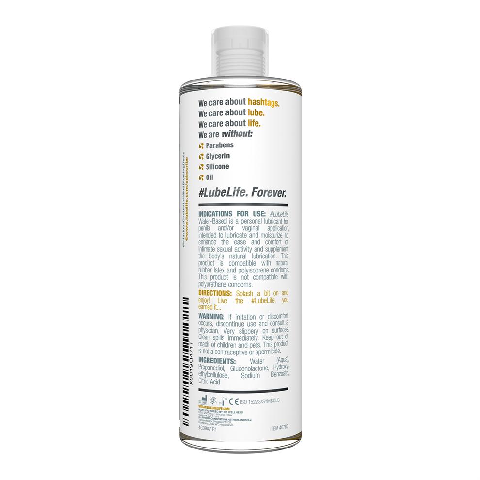 Water-Based Personal Lubricant enhances the pleasure, ease a... LubeLife - Water Based - 360ml photo-2