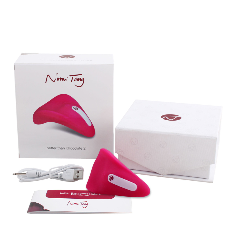 Better than Chocolate is designer clit vibrator with i-touch... Nomi Tang - Better than Chocolate 2 Massager - Hot Pink photo-24