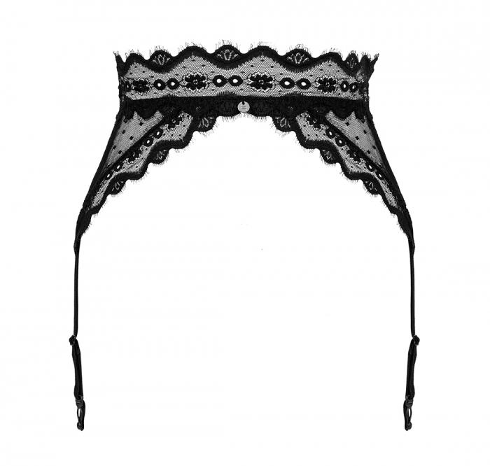 The super sensual Marrbel garter belt is a proposal for the ... Obsessive - Marrbel Garter Belt - Black - S/M photo-7