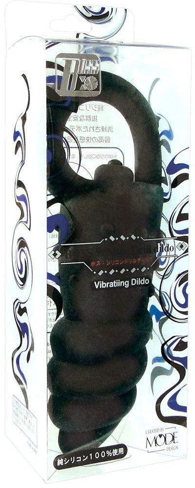 There's nothing like the pleasurable 'pop' of a ... Boss - Silicone Drill Dildo Vibe - Black photo-3