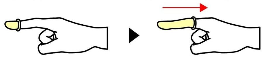 Elmo - Medical Finger Condom Large - 5pcs photo-3