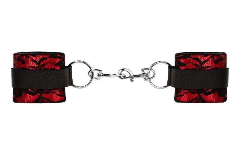 Bedroom Fantasies - Lace Look SM Set 8pcs - Red photo-9