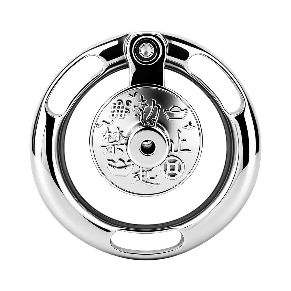 FAAK - Coin Chastity Cage 45mm w Catheter photo-4