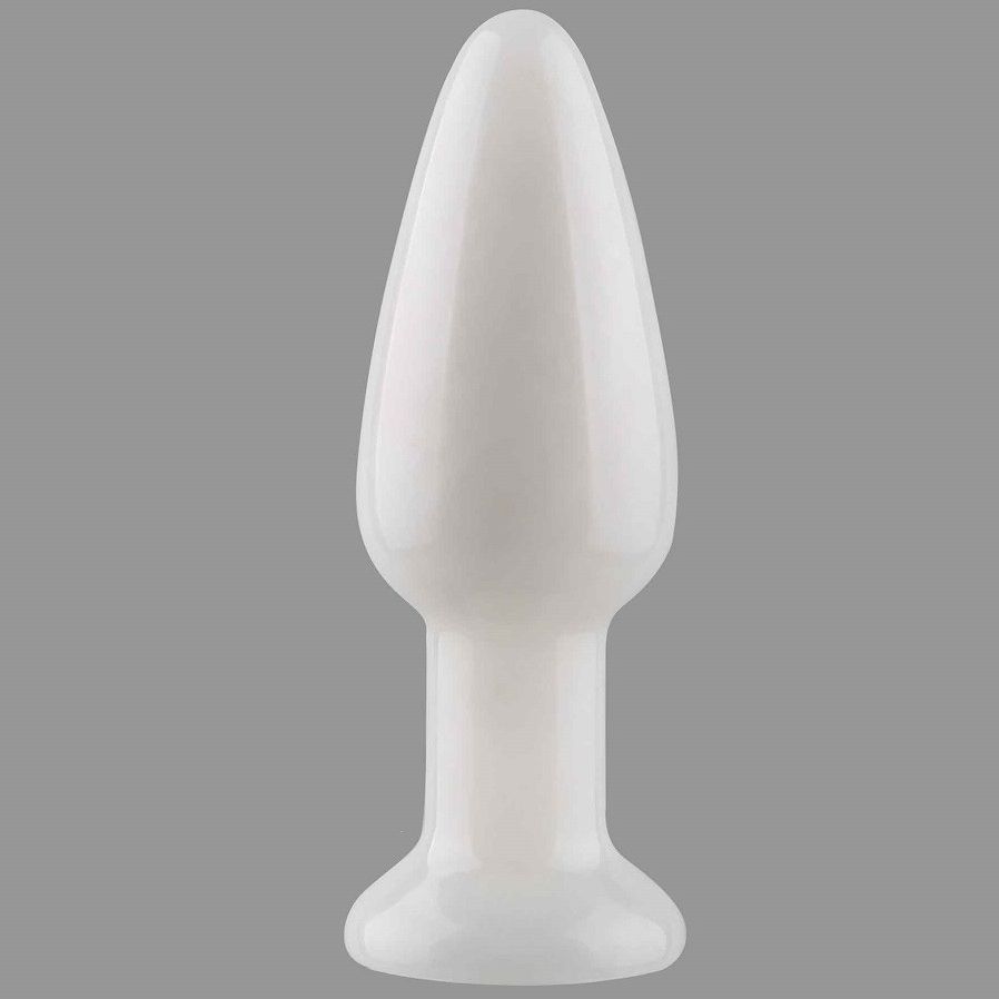 Among the commonly available stones, only marble has a sligh... Allwell - Natural stone Anal Plug - White Marble photo