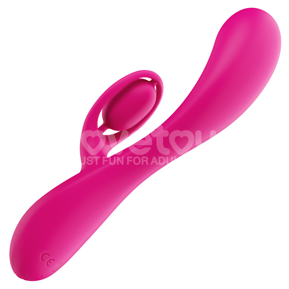 Experience ultimate pleasure with this luxury rechargeable s... Lovetoy - Orbit Rabbit Vibrator - Pink photo-5