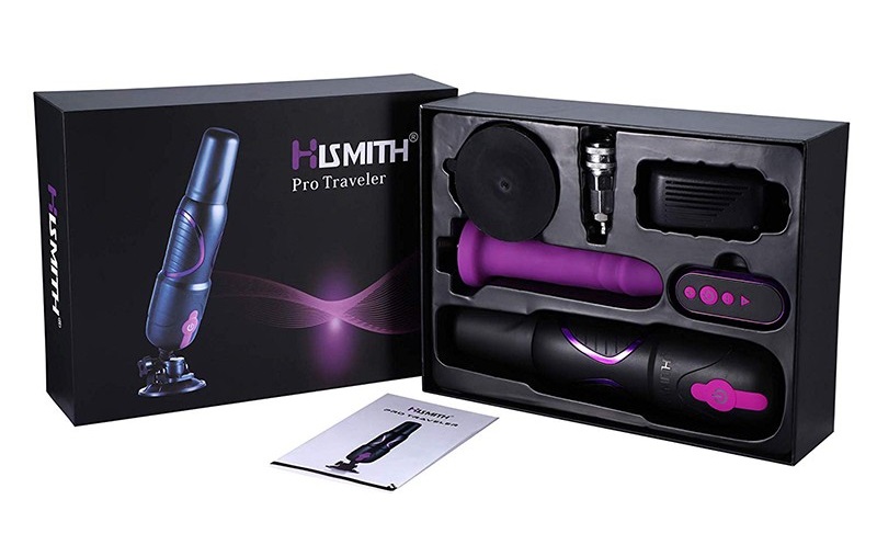 The Hismith Premium Travel Fuck Machine 2.0 may be small in ... HiSmith - Pro Traveler Sex Machine 2.0 - Purple photo-11