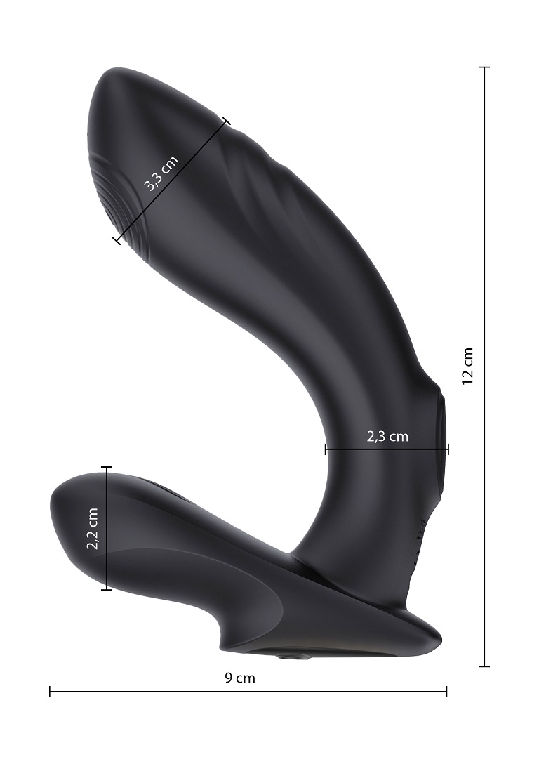 Explore the Mustang prostate massager, solo or together with... ToyJoy - Mustang Prostate Massager - Black photo-7