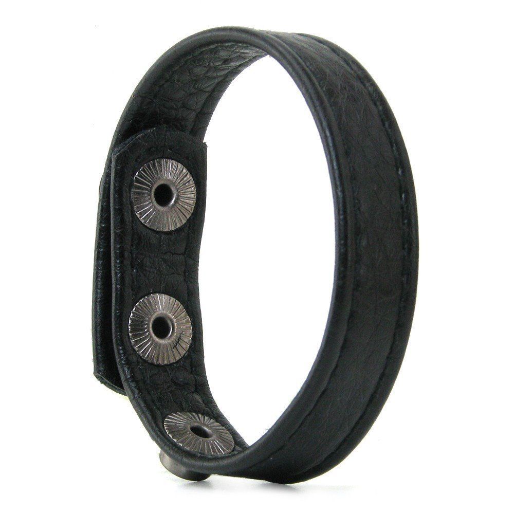 Macho 3 Snap Faux Leather Cock Ring is made to suit every ma... Nasstoys - 3 Snap Cock Ring photo-5