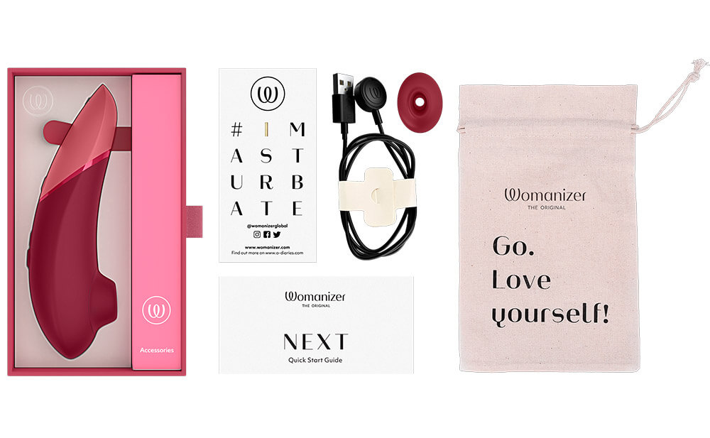 Womanizer - Next 3D Pleasure Air Stimulator - Bordeaux photo-12