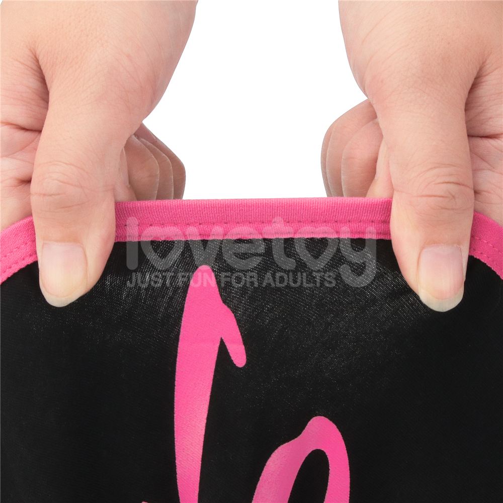 This alluring sexy undies is designed to boost your pleasure... Lovetoy - Slut Vibrating Panties S - Black photo-7