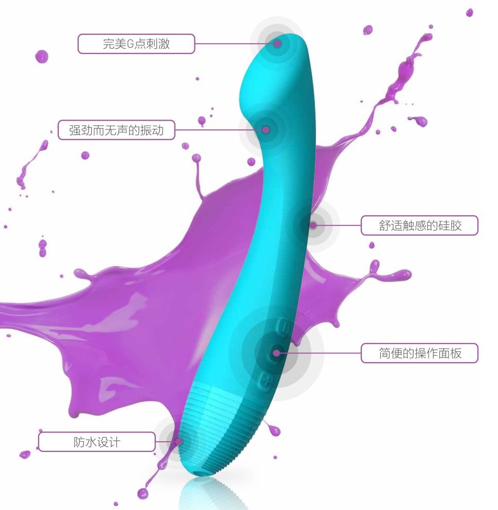 Finder, teaser and pleaser of the coveted G-Spot, Moka is th... PicoBong - Moka - Blue photo-10