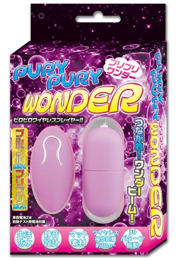 Pleasantness connected even if you leave
Preprep Piropiro Wi... A-One - Pury Pury Wonder Remote Vibro Bullet - Purple photo-6