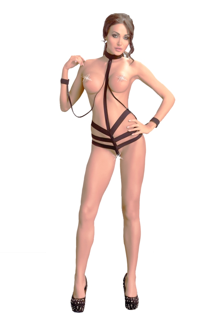 Me Seduce - Valessa 連體內衣 - 黑色 - L/XL 照片