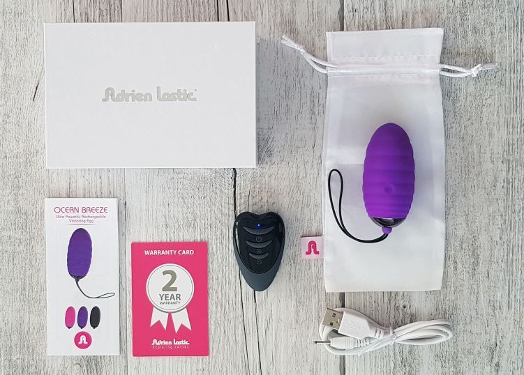 New released Vibrating egg will lead you to subtle, yet prol... Adrien Lastic - Ocean Breeze Egg - Purple photo-10
