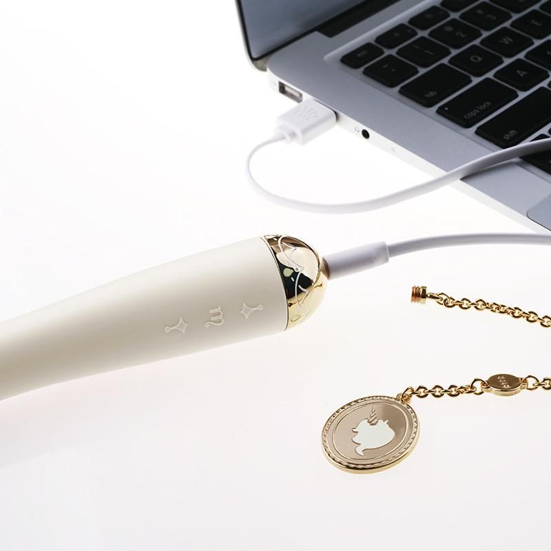 Inspired by unicorn horse in merry-go-round, Momoko, with it... Zalo - Momoko Vibrator - Vanilla White photo-6