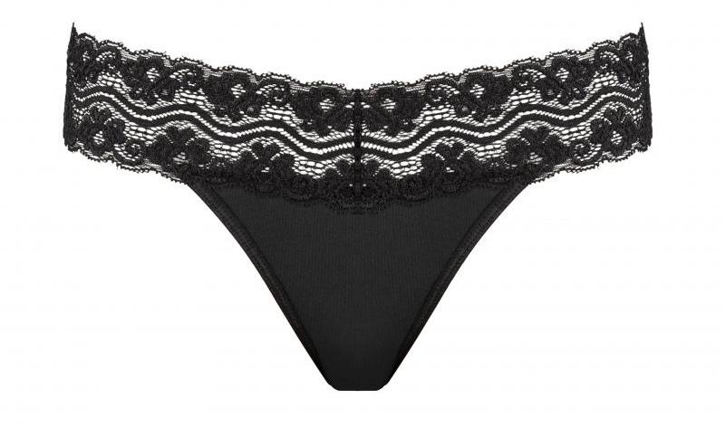 Make your lingerie collection even more complete with this b... Underneath - Jane Thong Set 3 pcs - Black - L/XL photo-2